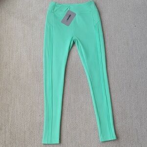 NWT Gymshark Move High Rise Stretch Yoga Leggings Sour Pistachio Green Size M